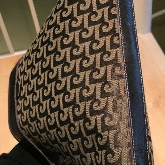 Vintage Pierre Cardin Brown Monogram Canvas Bag - Picture 6 of 13